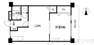 三吉マンションの物件間取画像